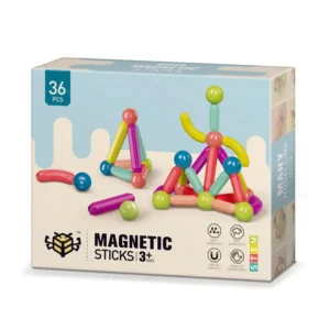 Magnetic Sticks and Balls Building Set (36 Pcs)