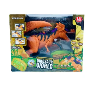 Remote Control T-Rex Dinosaur with Roaring Sound & Mist Spray