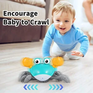 Infant Crawling Crab Toy with Music & Light