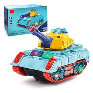 RC Cartoon Military Tank Toy for Kids