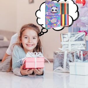 Cute Panda Secret Diary & Colouring Set