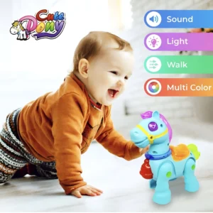 Cute Pony Musical Walking Toy