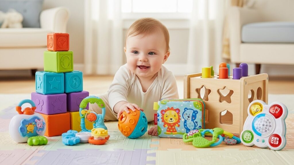 Baby learning toys that support early brain development