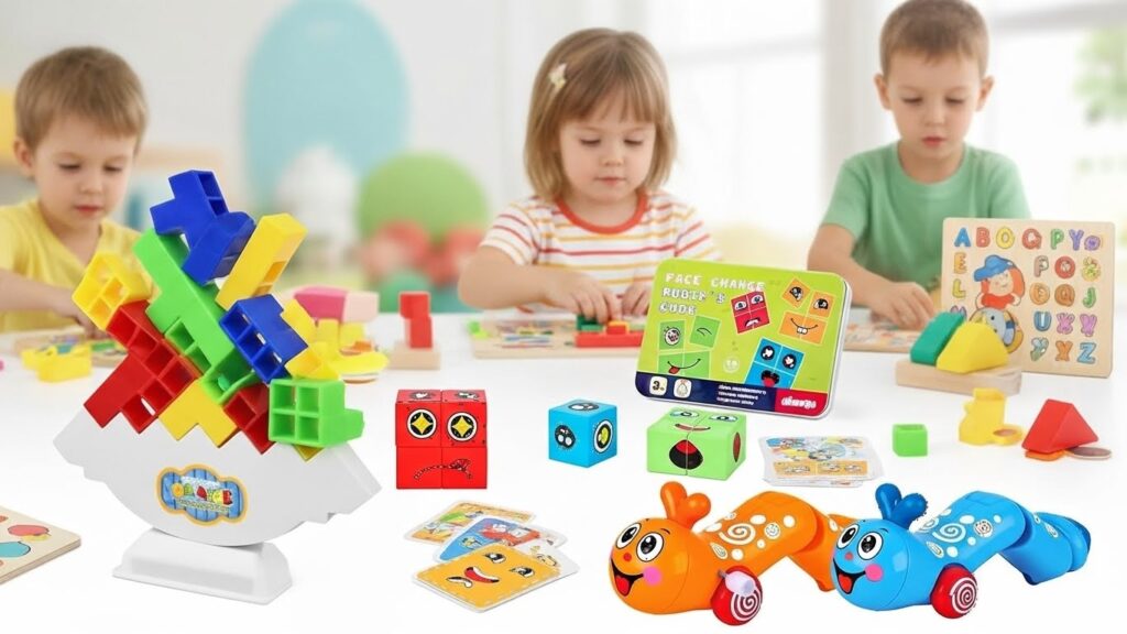 Educational toys that support learning, creativity, and child development