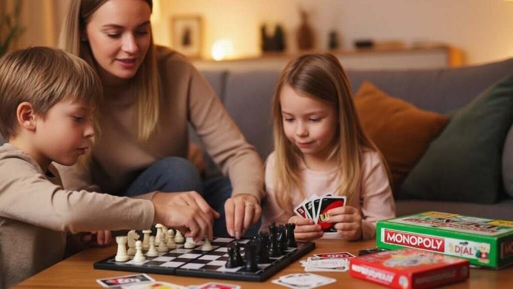 Indoor games that support learning and social skills