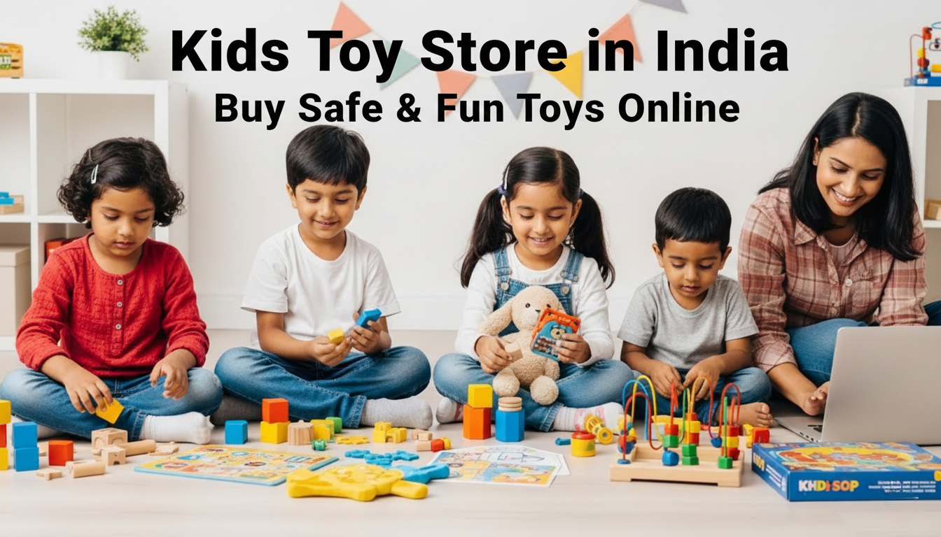Kids toy store in India offering safe, fun, and educational toys for children available online